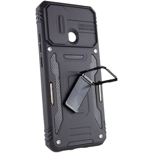Чехол для телефонов Mobile Case Camshield Army Ring Black for Xiaomi Redmi 10C: Материал TPU (термополиуретан) и поликарбонат
