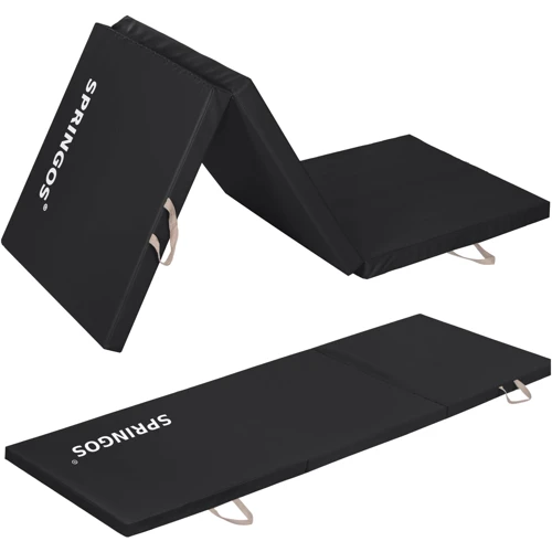 Мат гімнастичний складаний Springos 180 x 60 x 5 см Black (FA0041)