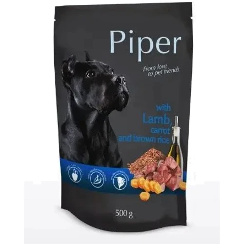 Влажный корм для собак Dolina Noteci Piper Dog с ягненком, морковью и коричневым рисом 500 г (32073)