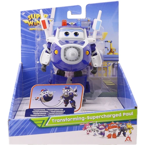 Игровая фигурка-трансформер Super Wings Transforming-Supercharge Paul Пол (EU740303): Тип игрушки Робот-самолет
