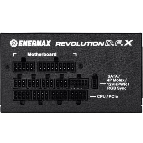 Блок питания Enermax Revolution D.F.X 850W (ERT850EWT): Вентилятор нижней стенки 1x120мм