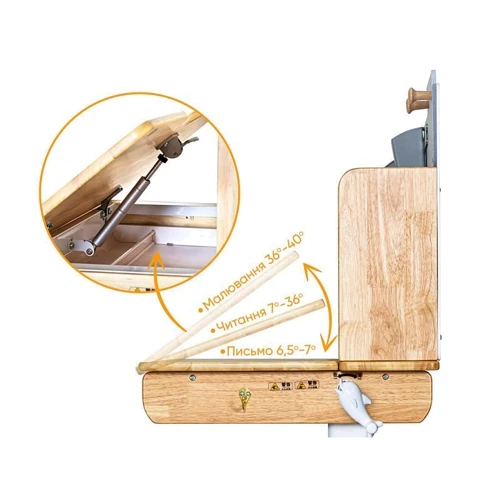 Комплект (L) Mealux Cтол Timberdesk Wood S Тумба BD-920-2 PN + Крісло Onyx DPG (BD-685 S+ box BD 920-2 PN+Y-110 DPG)