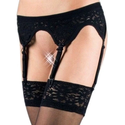 Чулки с поясом SoftLine Stockings 5507 (2, black)