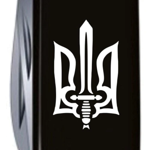 Мультитул Victorinox Spartan Ukraine 91мм/12 функций/черный /Трезубец ОУН (1.3603.3_T0300u): Количество инструментов 12