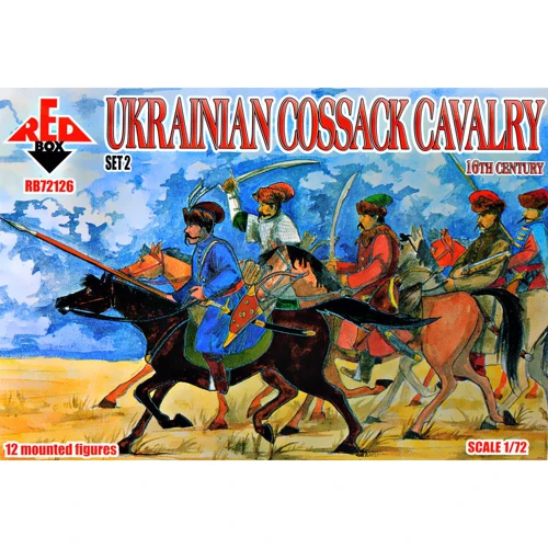 Набор фигурок Red Box Украинская казацкая кавалерия, 16 век. Набор №2 (RB72126)