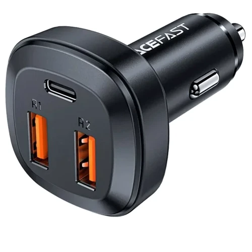 

Acefast Car Charger 2xUSB+USB-C B9 66W Black