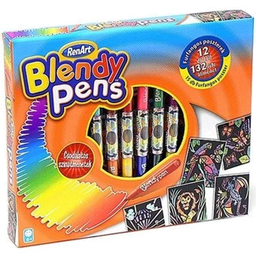 Bleendy pens Набор Художественные персонажи (12 фл. +15 раскрасок) (BP1206): Производитель Bleendy