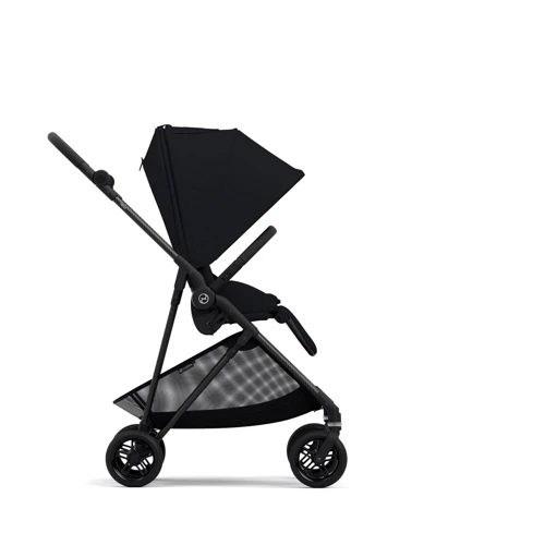 Прогулянковий візок Cybex Melio Carbon Moon Black з бампером (522002639): Можливість встановлення люльки есть