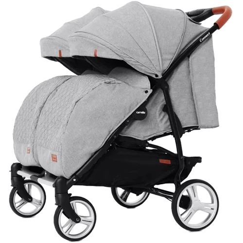 Коляска прогулянкова для двійні Carrello Connect Rock Gray (CRL-5502): Можливість встановлення люльки нет