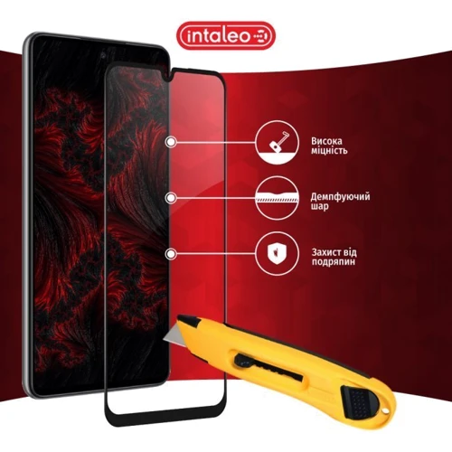 Аксессуар для смартфона Intaleo Tempered Glass Full Glue Black for Samsung A256 Galaxy A25 5G фото 5