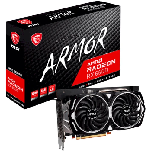 Відеокарта MSI AMD Radeon RX 6600 ARMOR 8G