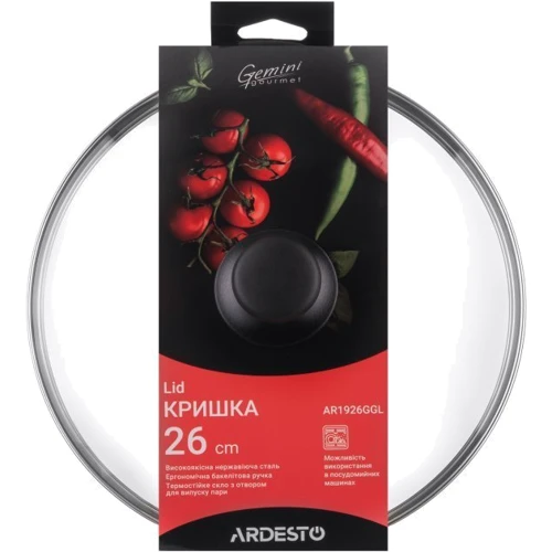 Кришка Кришка Ardesto Gemini Gourmet 26 см (AR1926GGL): Тип крышка