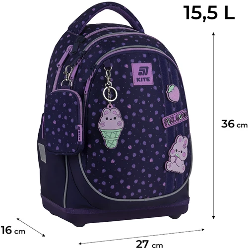 Рюкзак Kite K25-724S-1 Education 724 Feel Good: Вікова група от 6 до 10 лет