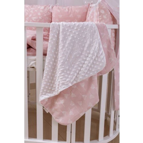 Постельный комплект 8 эл. Twins Dolce Лесные жители 4063-D-020, Бемби корал, коралловый