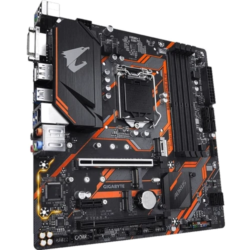 GIGABYTE B365 M AORUS ELITE: Роз'єми на платі M.2, SATA 3.0, PCI Express x1