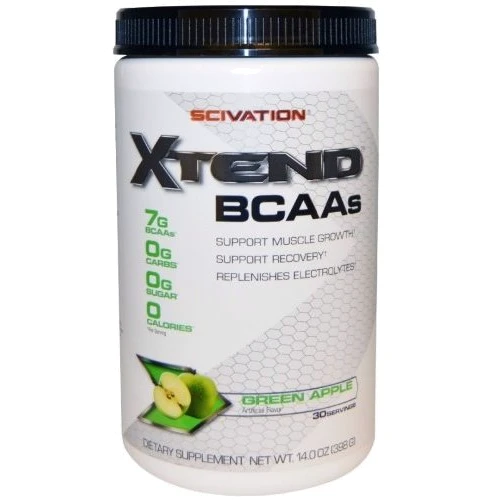 Аминокислота для спорта Scivation Xtend BCAAs 398 g /30 servings/ Green Apple