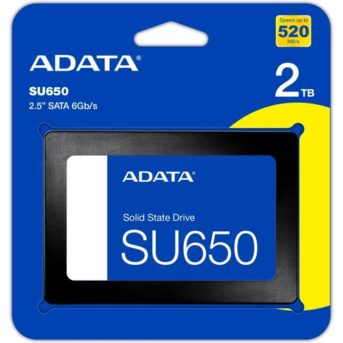 Adata Ultimate SU650 3D NAND 2TB (ASU650SS-2TT-R): Тип накопичувача внутренний