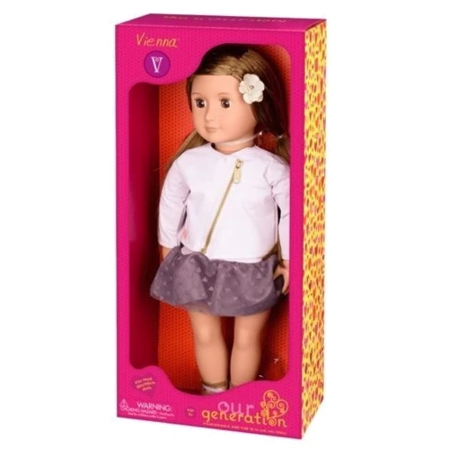 Кукла Our Generation Виена 46 см в розовой кожаной куртке (BD31101Z): Возраст от 3 лет