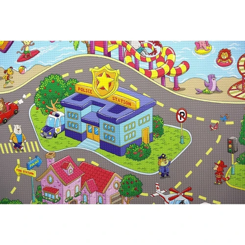 Килимок BabyCare Zoo Town (1850X1250X12 мм): Особливості двосторонній килимок