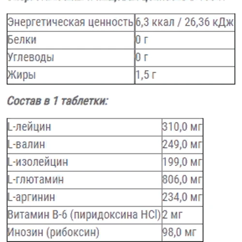 Аминокислота для спорта Vansiton Max Amino 75 tablets: Вкус Без вкуса