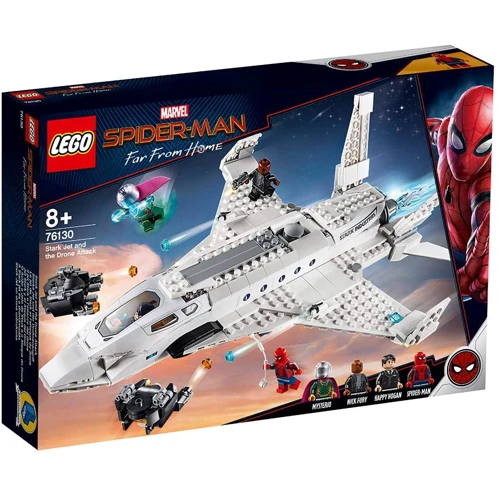 Конструктор LEGO Super Heroes Реактивний літак Старка і атака дрона (76130)