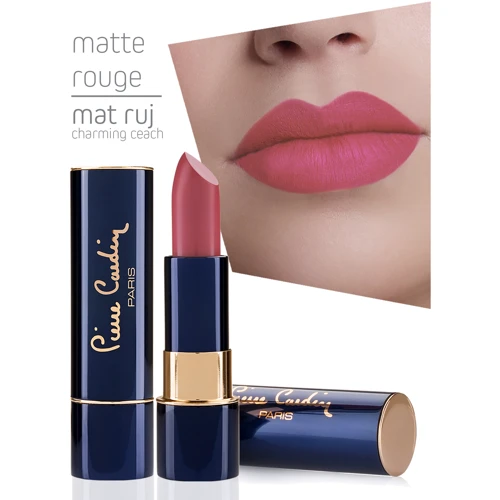Pierre Cardin Matte Rouge Очаровательный Персик Помада для губ 9 ml: Вид Губная помада