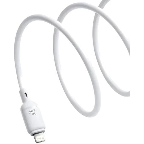 Кабель Baseus Cable USB-C to Lightning Silky Series 20W 1m White (P10377700213-00) фото 3