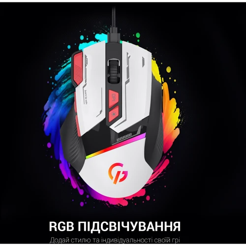 Мышь GamePro GM300 White: Тип сенсора оптический