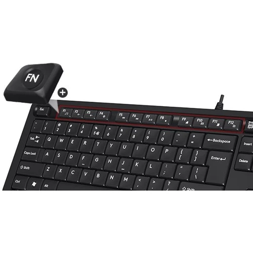 Комплект дротовий A4Tech Fstyler F1010 Black/Grey: Призначення стандартна