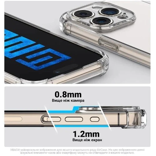 Чехол для телефонов ArmorStandart Air Force Camera cover Transparent for Xiaomi Redmi Note 14 4G (ARM79699)