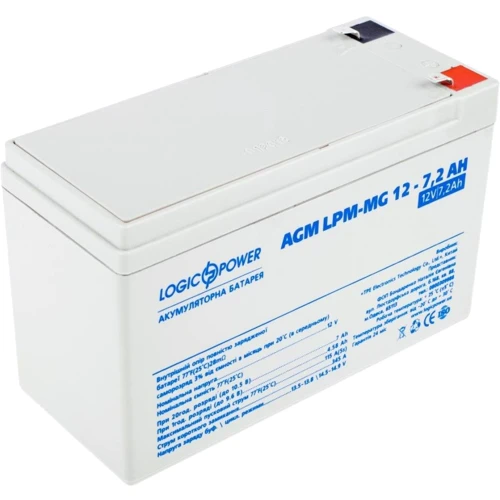 LogicPower LPM MG 12В 7.2Ач (6553): Напряжение, В 12