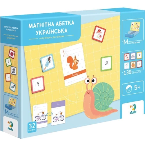 

Развивающая магнитная игра Украинская Азбука DoDo 200213