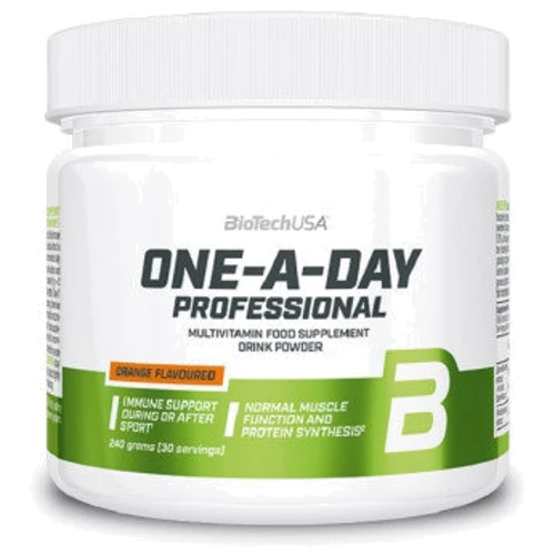 BioTech One-A-Day Комплекс вітамінів та мінералів зі смаком апельсина 240 г