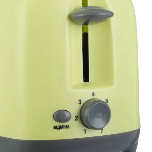 Тостер ViLgrand VT 0722P green: Съемный поддон для сбора крошек есть