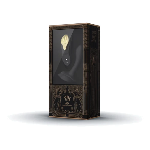 Смартвибратор в трусики Zalo - AYA Obsidian Black, насадка и пульт ДУ
