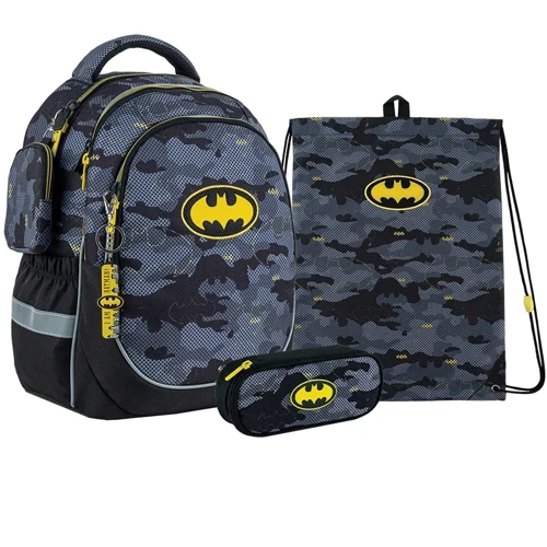 Набор Kite 700M DC Batman рюкзак + пенал + сумка для обуви (SET_DC24-700M)