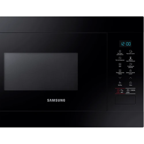 Встраиваемая микроволновая печь Samsung MS22M8054AK: Диаметр поддона 255 мм