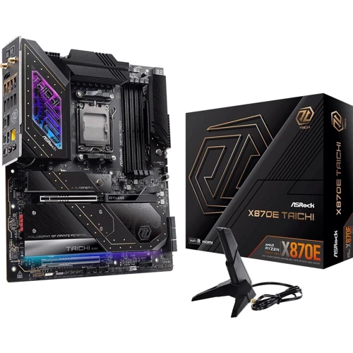 ASRock X870E Taichi: Оперативная память 4xDDR5 8200+ МГц, до 256 ГБ