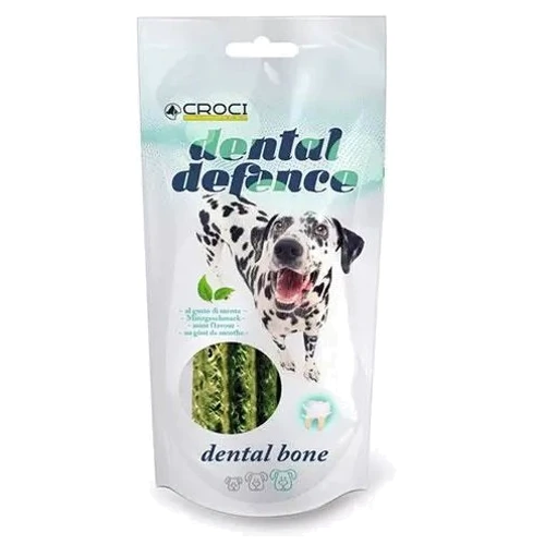 Лакомство Croci Dental Defense Bone для чистки зубов у собак с мятой 100 г (C1030948)