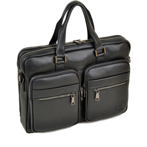 Мужская сумка мессенджер Bretton черная (30556 black)