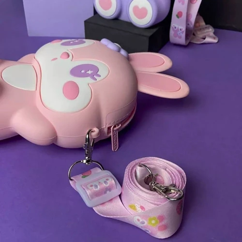 Сумка PRC на плечо Rabbit 22.7x16.3x6 pink: Пол Девочка
