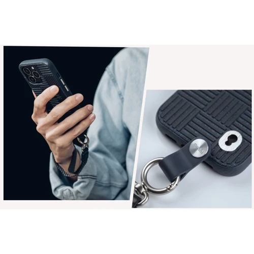 Чехол для iPhone Moshi Altra Slim Case with Wrist Strap Blue (99MO117532) for iPhone 13: Тип чехла накладка на заднюю часть