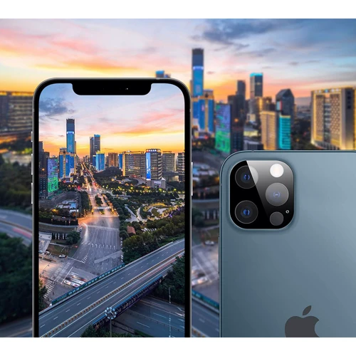 Захисне скло для iPhone BeCover Tempered Glass for Camera iPhone 12 Pro (706658): Тип захисту екрана на камеру