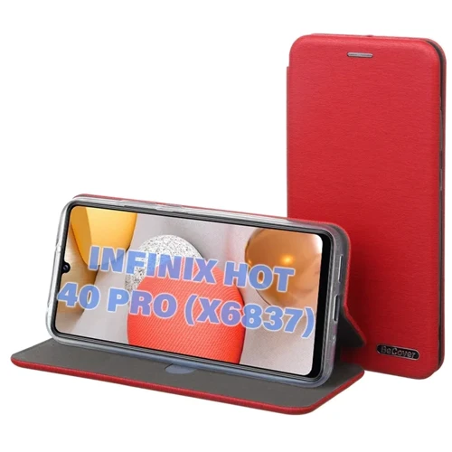 Чохол для телефона BeCover Book Exclusive Burgundy Red для Infinix Hot 40 Pro (X6837) (711155): Колір бордовый