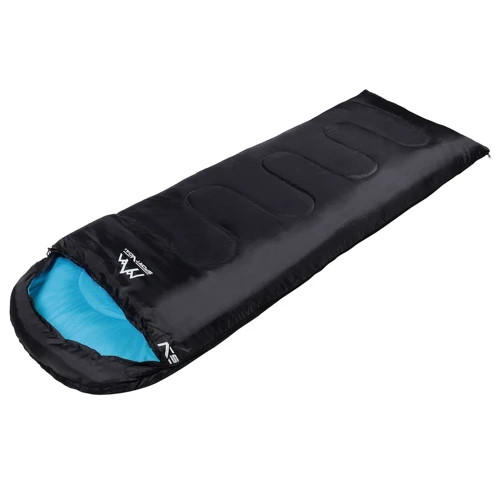 Спальний мішок SportVida R Black/Sky Blue (SV-CC0062): Тип одеяло с капюшоном