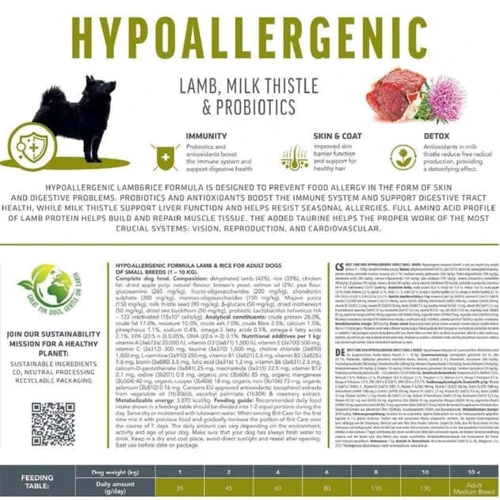 Сухой корм Brit Care Dog Hypoallergenic Adult Small Breed для взрослых собак малых пород ягненок 1кг (8595602566136): Возраст Взрослые