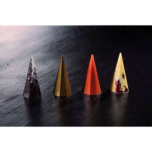 Форма для шоколаду Martellato MA4006 Піраміда 2.5х2.5 см (513-0301)