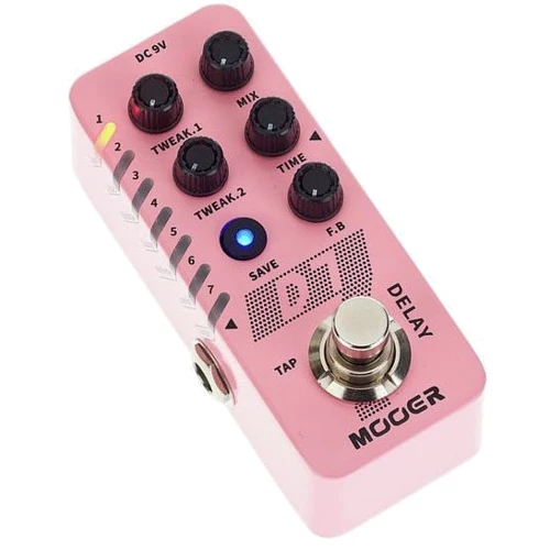 Педаль гитарных эффектов Мульти-дилей педаль эффектов MOOER D7 Delay