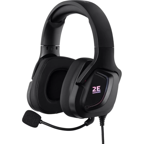 Наушники 2E Gaming HG340 RGB 3.5mm Black (2E-HG340BK): Тип излучателя динамический