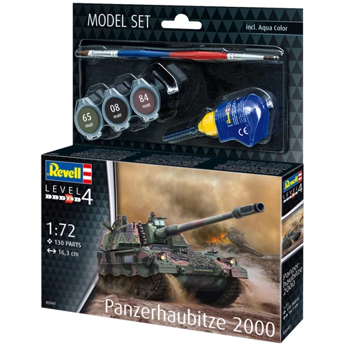 Сборная модель-копия Revell САУ Panzerhaubitze 2000 (версия UA) Уровень 4 (RVL-63347) фото 8